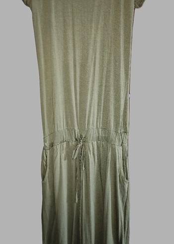 Penye Kumaş Salaş Uzun Elbise - Görsel 2