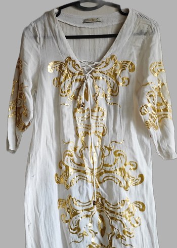 Pembe ve Beyaz 2'li plaj kıyafeti - Görsel 4