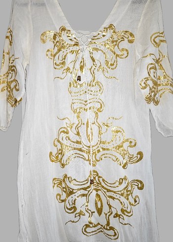 Pembe ve Beyaz 2'li plaj kıyafeti - Görsel 5