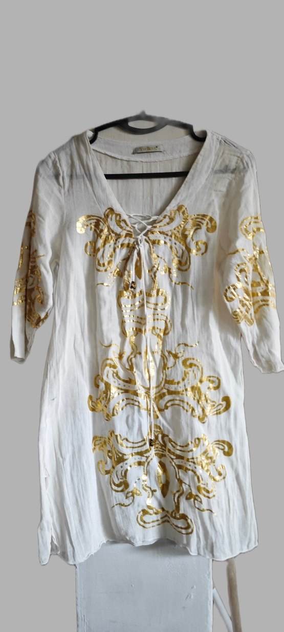 Pembe ve Beyaz 2'li plaj kıyafeti - Görsel 4