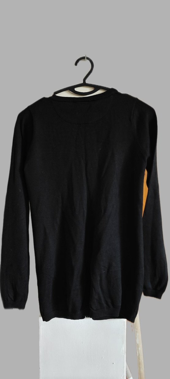 Lacoste Siyah Düğmeli Hırka - Görsel 4