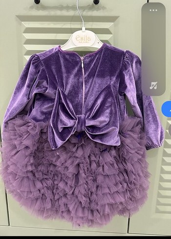 Zara Koyu Mor tütü elbise le mabelle