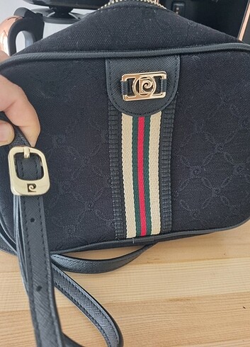 Pierre cardin siyah çanta