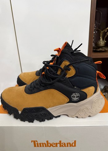 Timberland Motion Scramble Mid Goretex Erkek Açık Kahverengi 42 - Görsel 3