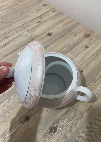 Pastel Çiçek Desenli Beyaz Çorba Kasesi - Görsel 5