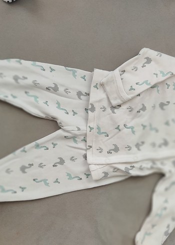 Pamuklu Uzun Kollu Erkek Bebek Takımı - Görsel 4