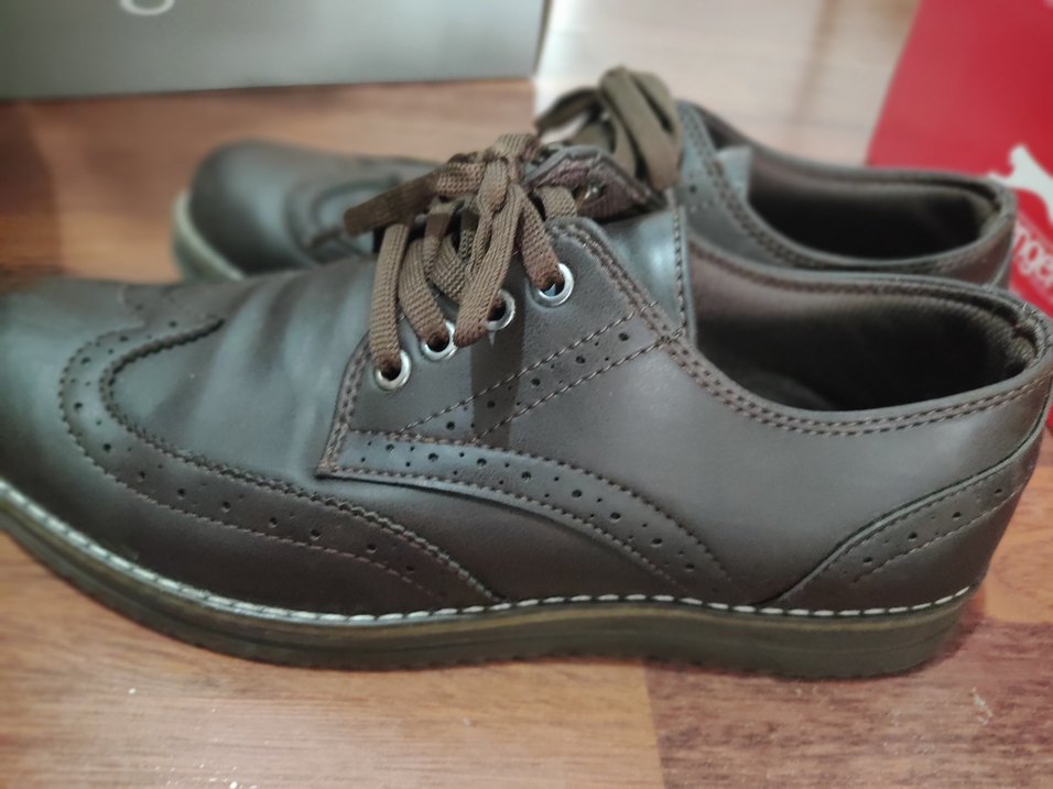 Kahverengi Bağcıklı Erkek Klasik Ayakkabı - Görsel 2