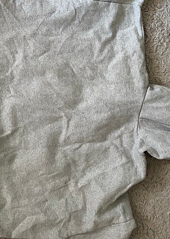 Diğer Gri Kapüşonlu Kadın Sweatshirt
