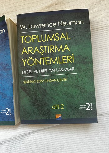 Toplumsal Araştırma Yöntemleri Cilt 1 ve 2