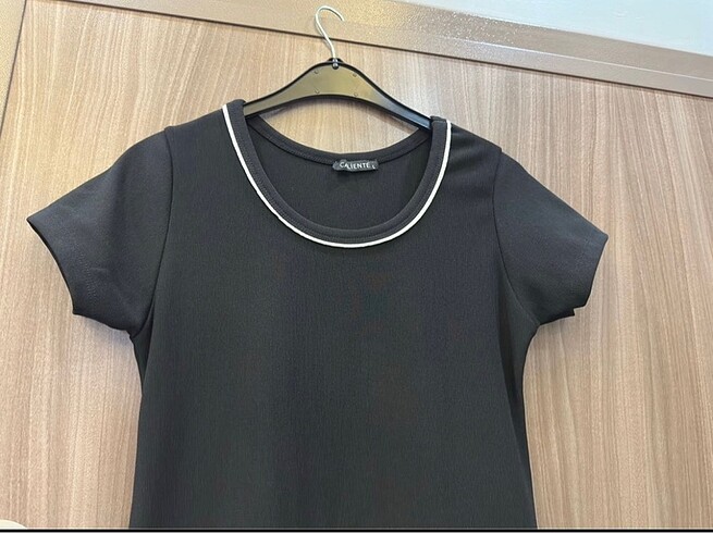 l Beden siyah Renk Siyah düz Çan model elbise günlük elbise