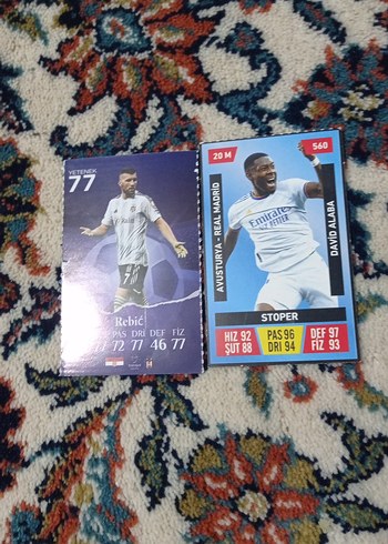 Çok Renkli Futbol Kartları (farklı seriler) - Görsel 19