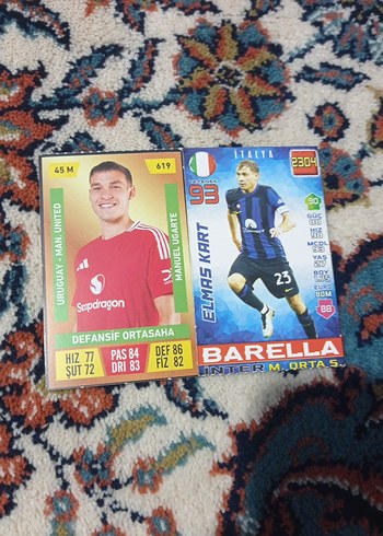 Çok Renkli Futbol Kartları (farklı seriler) - Görsel 6