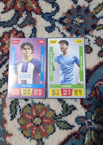 Çok Renkli Futbol Kartları (farklı seriler) - Görsel 11