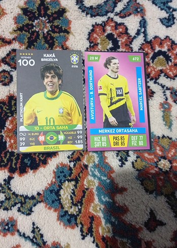Çok Renkli Futbol Kartları (farklı seriler) - Görsel 20