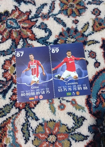 Çok Renkli Futbol Kartları (farklı seriler) - Görsel 12