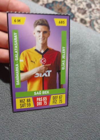 Elias Jelert futbol kartı