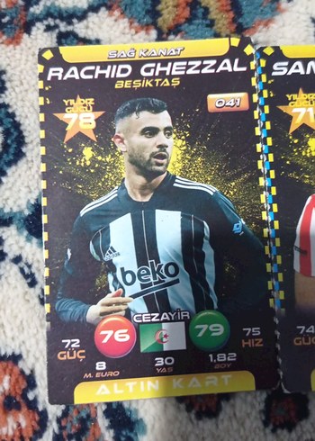 Rachid Ghezzal ve Sam Larsson Futbol Kartları - Görsel 2