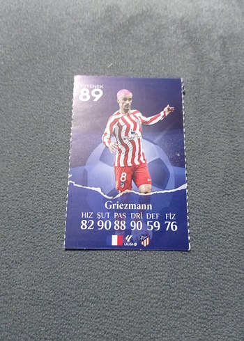 Griezmann Futbol Kartı