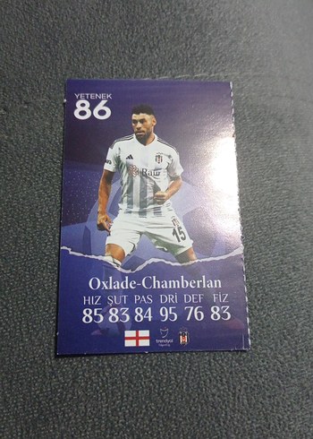 Oxlade-Chamberlain Futbol Kartı - Yetenek 86