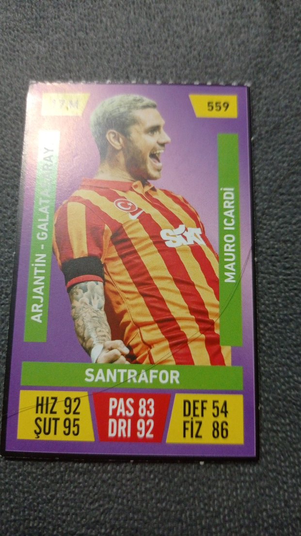 Mauro Icardi Futbol Kartı - Görsel 3