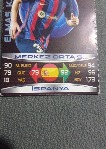 Gavi Barcelona Futbol Kartı - Görsel 7