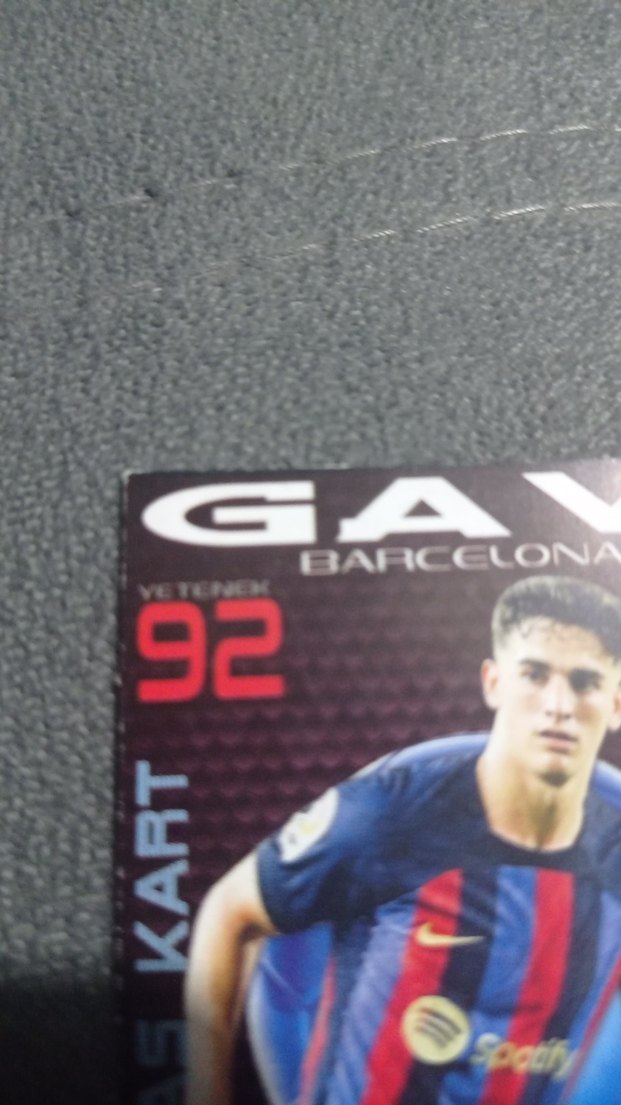 Gavi Barcelona Futbol Kartı - Görsel 5
