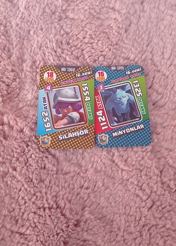 Clash Royale koleksiyon kartlar