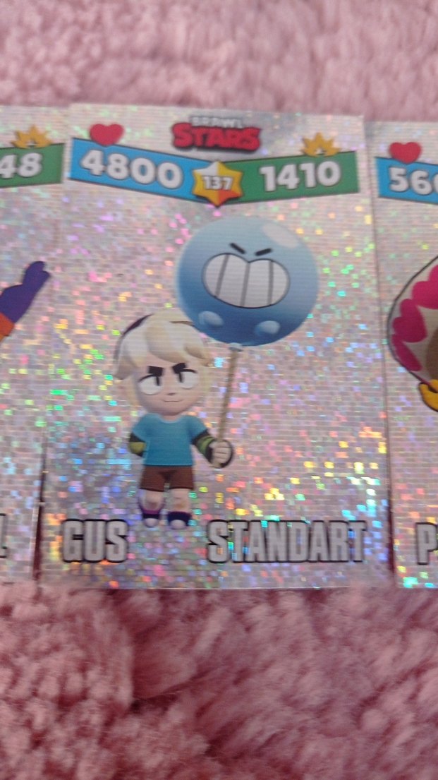 Renkli Brawl Stars hologram koleksiyon kartları - Görsel 4