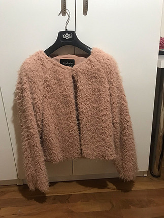 Pembe stradivarius yumoş kürk