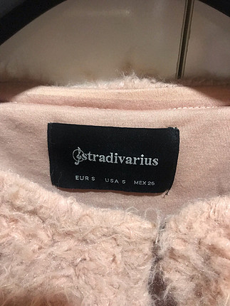 Stradivarius Pembe stradivarius yumoş kürk