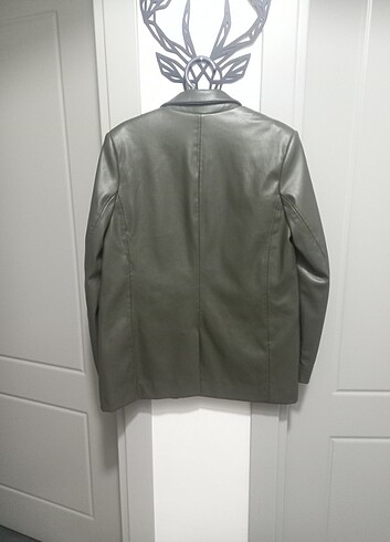 Pull and Bear Pull and bear haki suni deri ceket