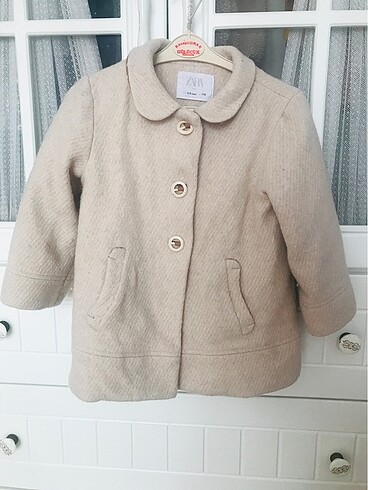 Zara kız cocuk kaşe kaban