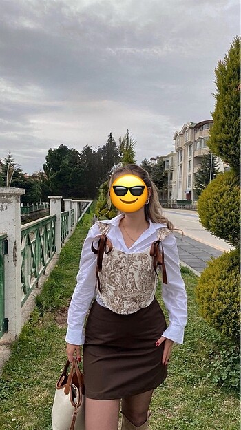 Fransız Desen Korse Büstiyer