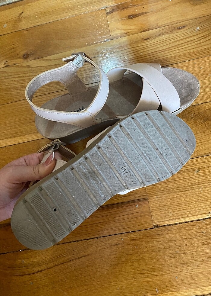 POLARİS Sandalet Bej Renk - Görsel 3