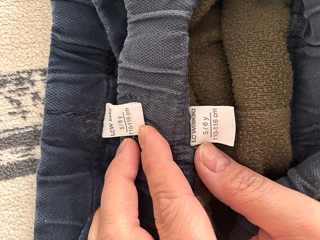 5 Yaş Beden çeşitli Renk polar astarlı pantolon