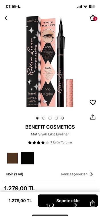 Benefit eyeliner
