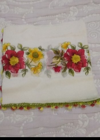 çeyiz ürünleri iğne oyalı pistolu tülbent - Görsel 9