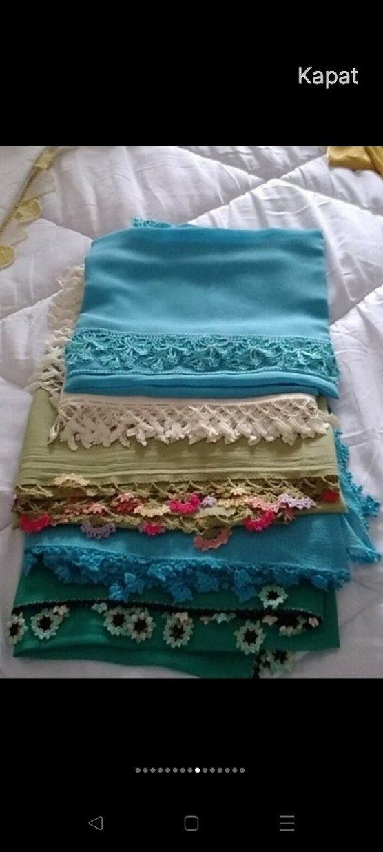 çeyizlik namaz bezi eşarp - Görsel 2