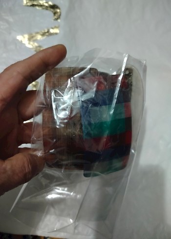 Parlak Çok Renkli Vintage Toka Seti - Görsel 4