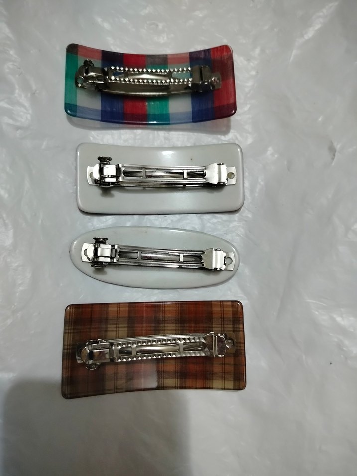 Parlak Çok Renkli Vintage Toka Seti - Görsel 2