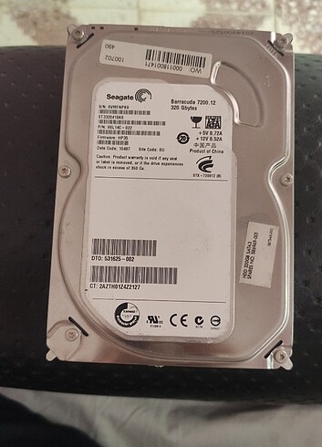 2 adet Harddisk 320 ve 500gb 