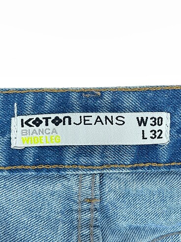 30 Beden mavi Renk Koton Jean / Kot %70 İndirimli.
