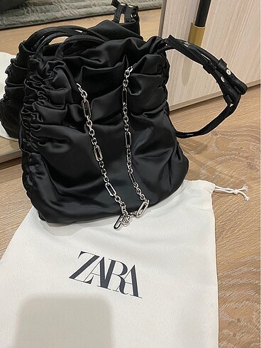 Zara çanta saten