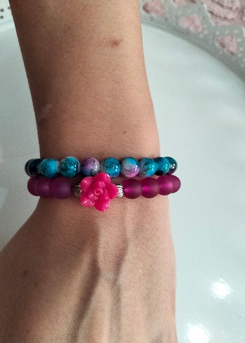 Renkli Boncuklu Bohem Kadın Bileklik - Görsel 6