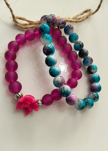 Renkli Boncuklu Bohem Kadın Bileklik - Görsel 5