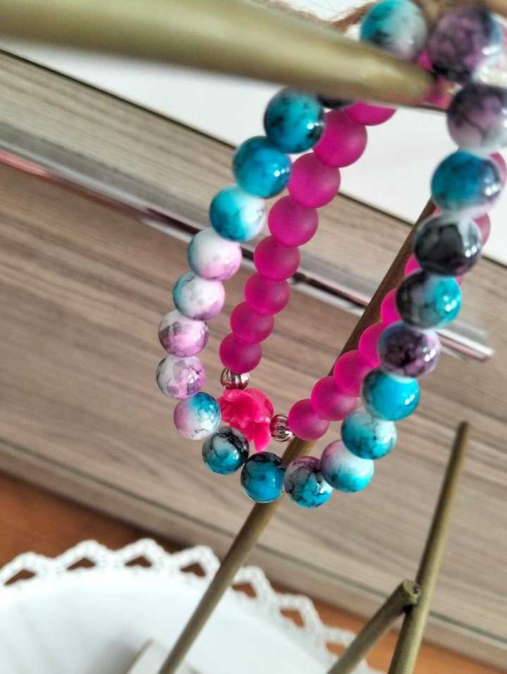 Renkli Boncuklu Bohem Kadın Bileklik - Görsel 4