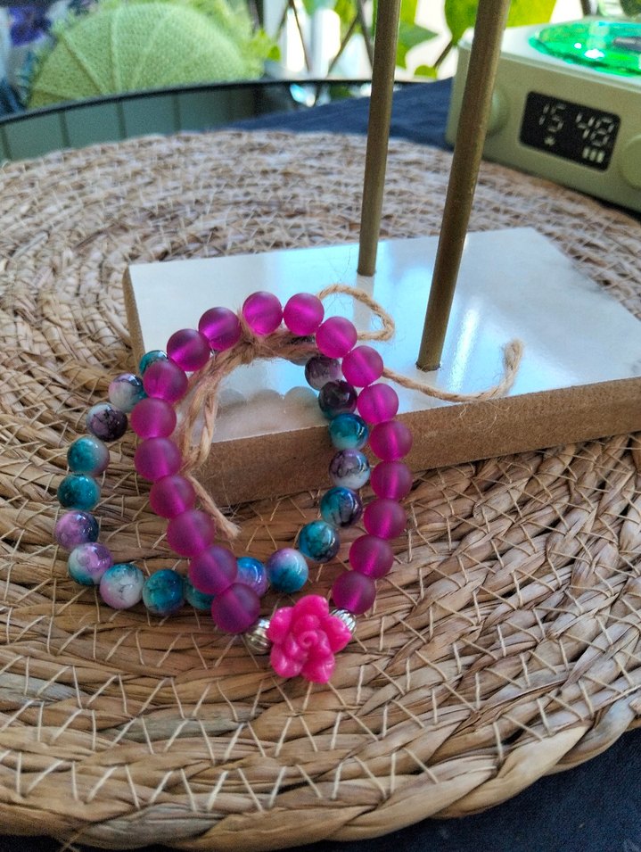 Renkli Boncuklu Bohem Kadın Bileklik - Görsel 2