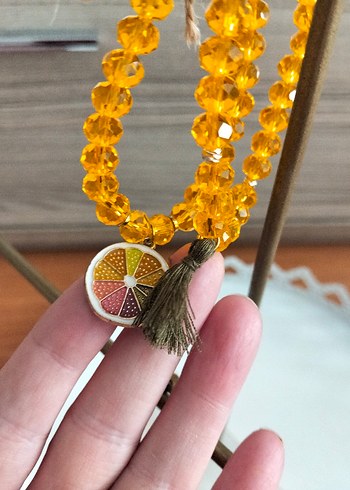 Sarı Boncuklu Bohem Bileklik Seti - Görsel 5