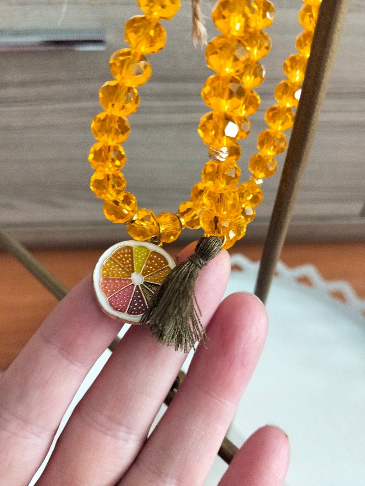 Sarı Boncuklu Bohem Bileklik Seti - Görsel 5