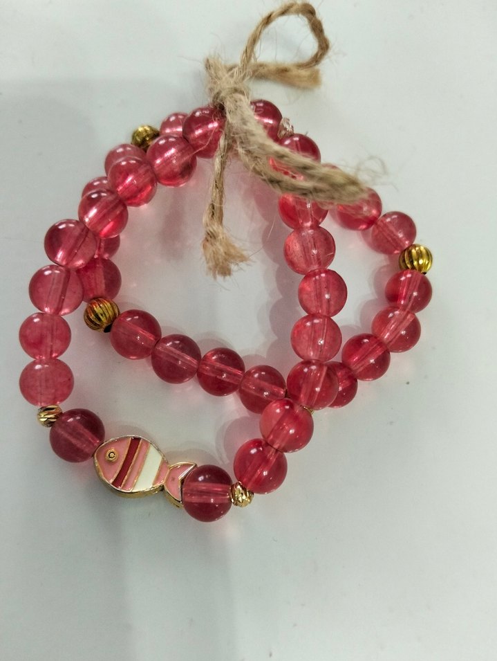 Renkli Boncuklu Balık Desenli Bohem Bileklik - Görsel 4